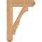 Ekena Millwork Balboa Craftsman Smooth Bracket w/ Offset Brace, Western Red Cedar, 7 1/2"W x 26"D x 38"H BKT0806X26X38BOA04SWR - alternate 4